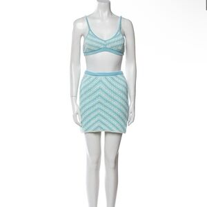 Love and Lemons Striped Skirt Set